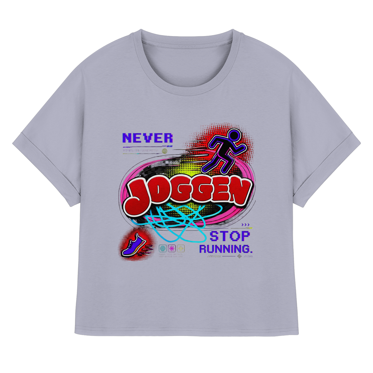 The JoGGer - Womens Organic Rolled Sleeves T-Shirt