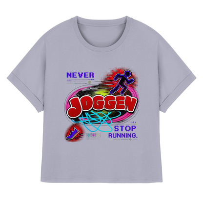 The JoGGer - Womens Organic Rolled Sleeves T-Shirt