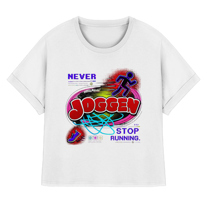 The JoGGer - Womens Organic Rolled Sleeves T-Shirt