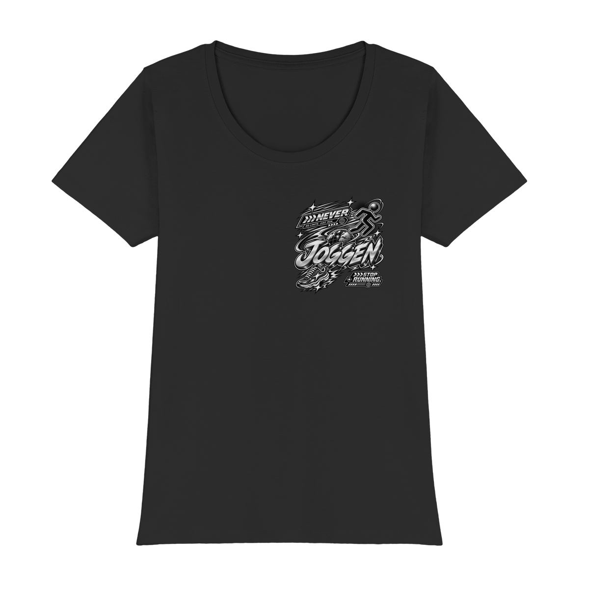JoGGer BASiCS - Kadın Premium Klasik Tişört