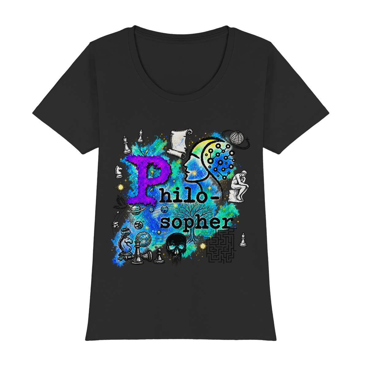 The Philosopher - T-Shirt Classica Premium da Donna