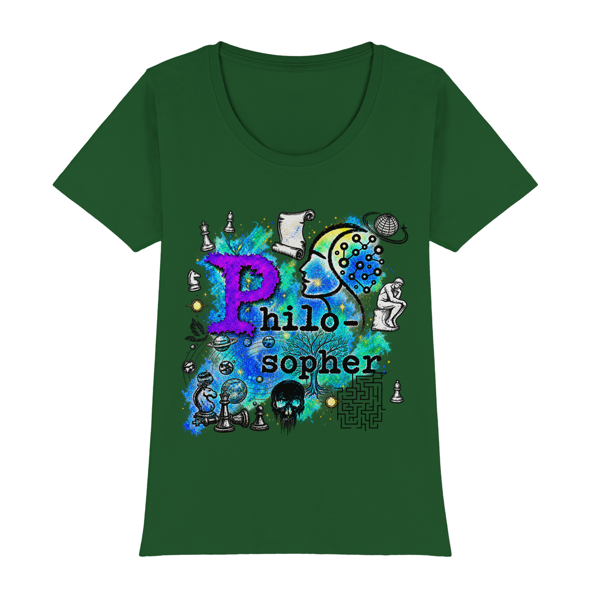 The Philosopher - T-Shirt Classica Premium da Donna