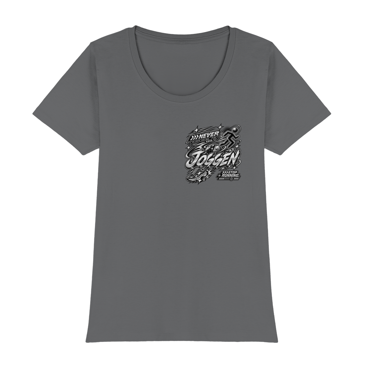 JoGGer BASiCS - Kadın Premium Klasik Tişört