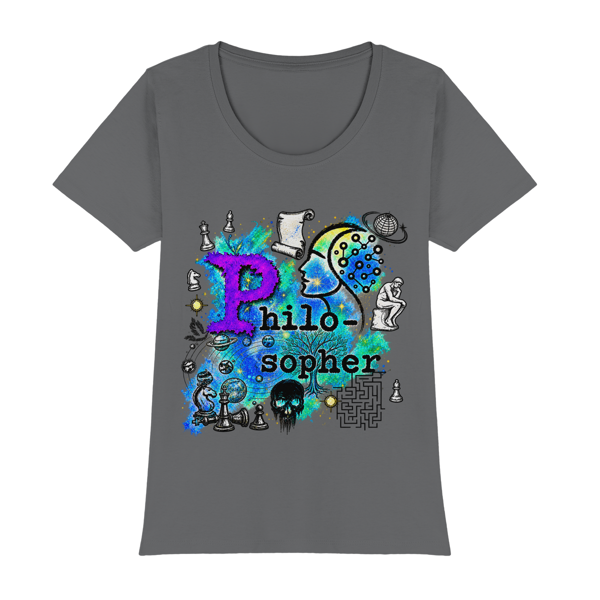 The Philosopher - T-Shirt Classica Premium da Donna