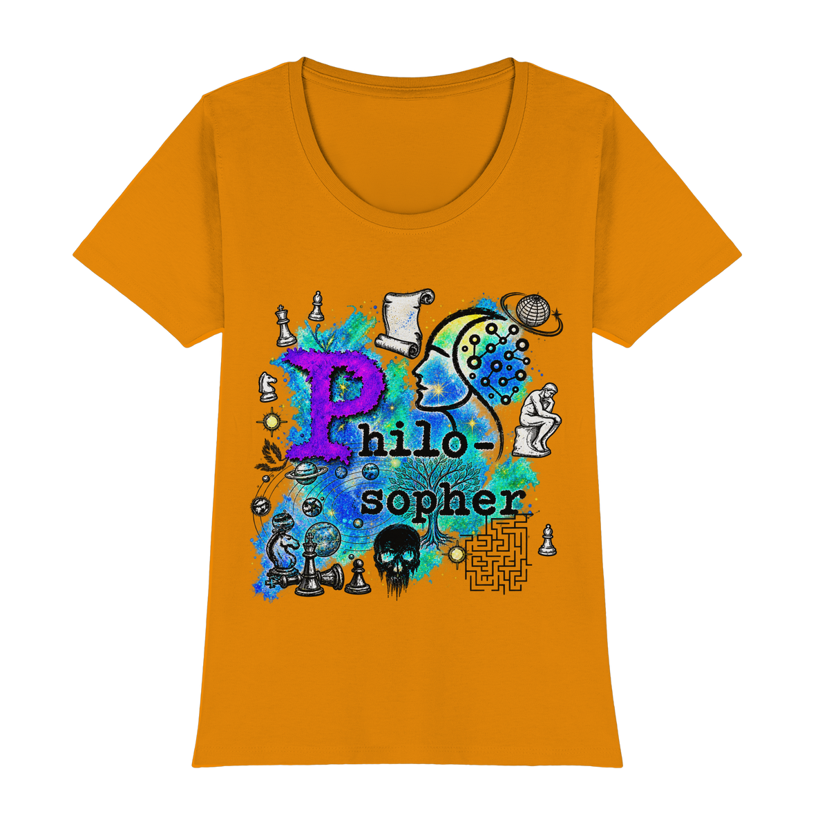 The Philosopher - T-Shirt Classica Premium da Donna