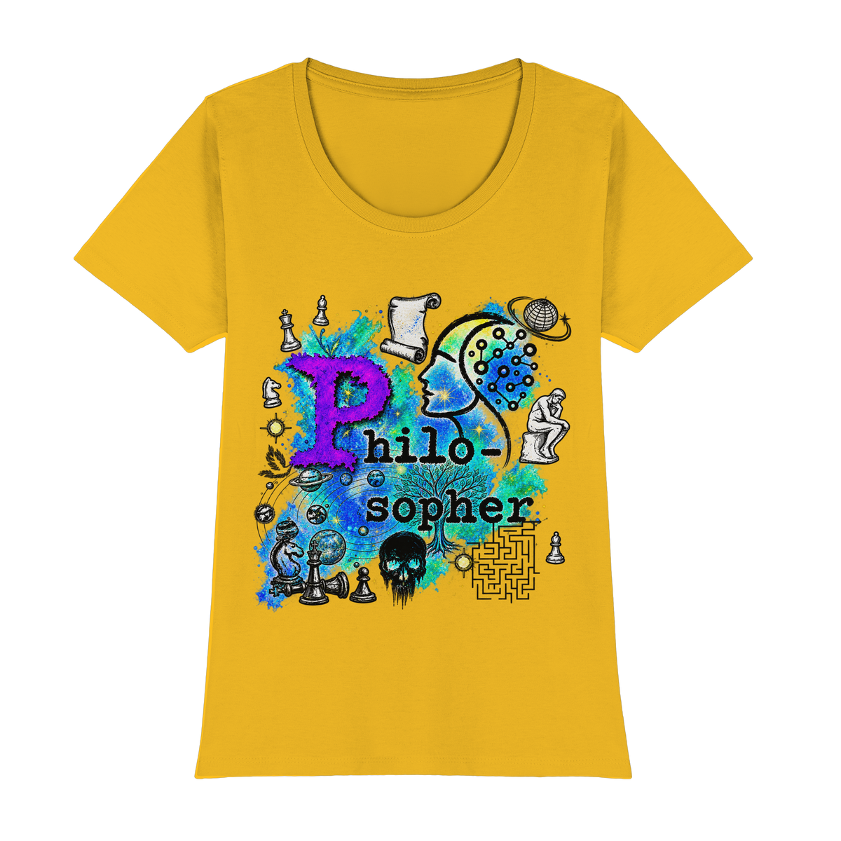 The Philosopher - T-Shirt Classica Premium da Donna