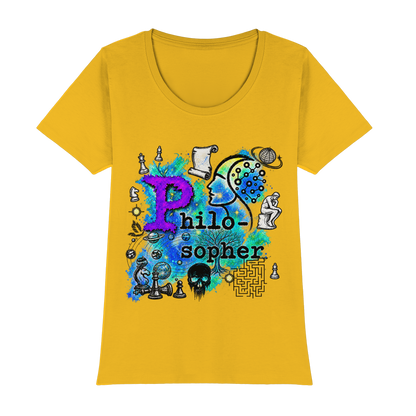 The Philosopher - T-Shirt Classica Premium da Donna