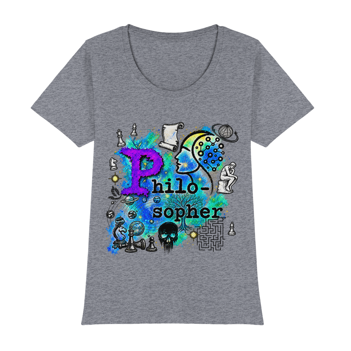 The Philosopher - T-Shirt Classica Premium da Donna