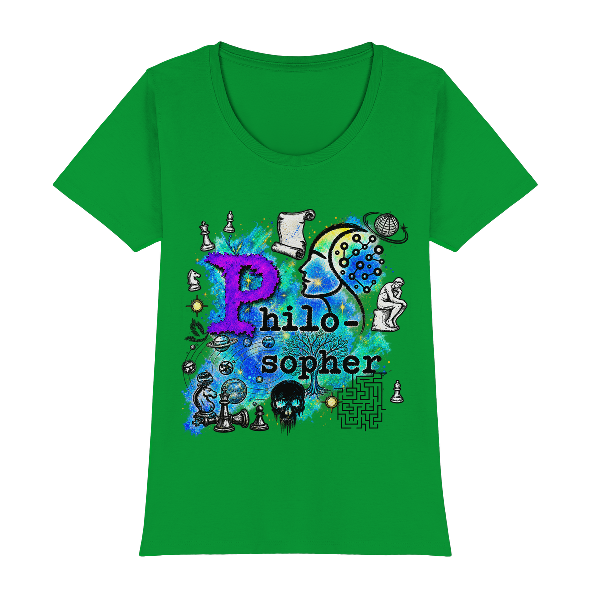 The Philosopher - T-Shirt Classica Premium da Donna
