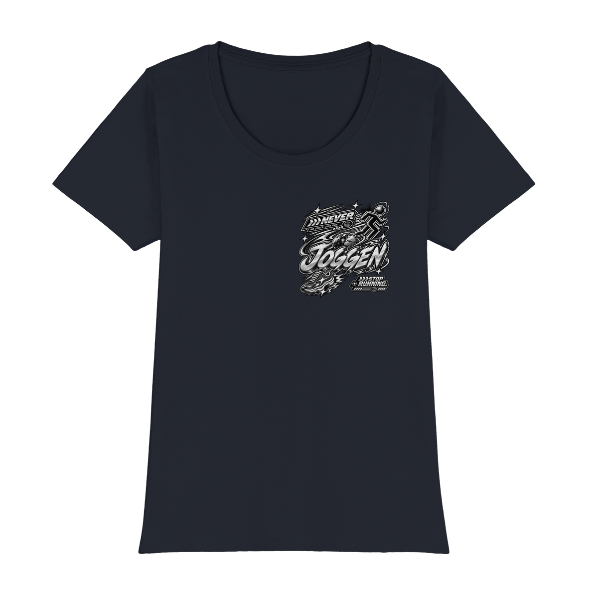 JoGGer BASiCS - Kadın Premium Klasik Tişört