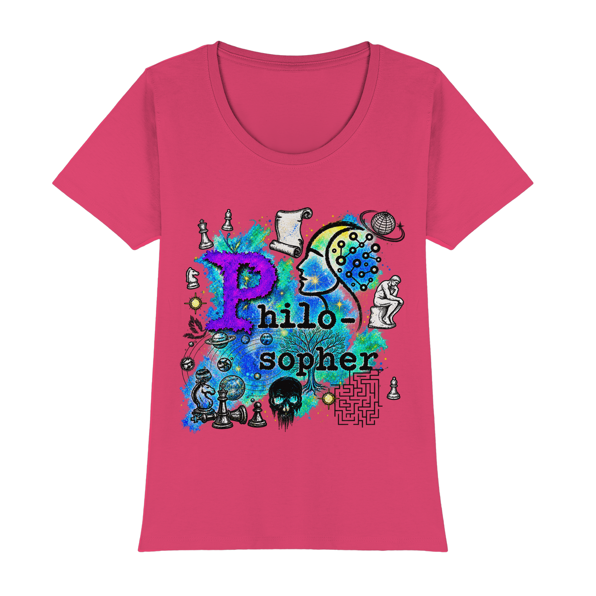 The Philosopher - T-Shirt Classica Premium da Donna