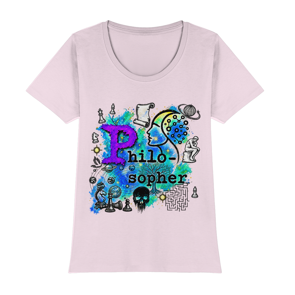 The Philosopher - T-Shirt Classica Premium da Donna