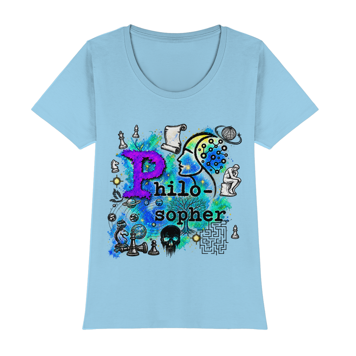 The Philosopher - T-Shirt Classica Premium da Donna