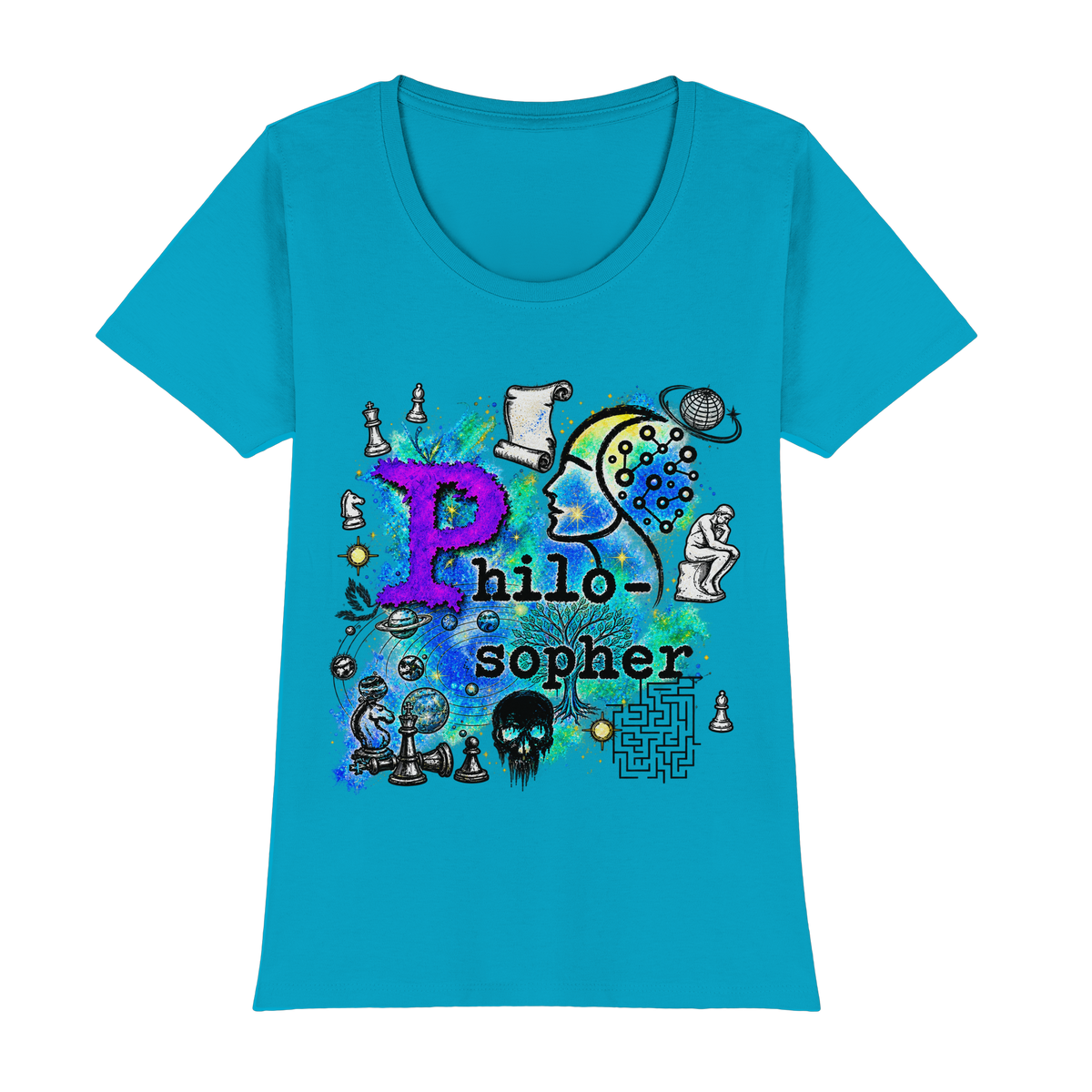 The Philosopher - T-Shirt Classica Premium da Donna